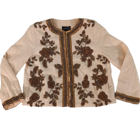 NWT | Diwaah Bead Embroidered Jacket | US S - Picture 4 of 8
